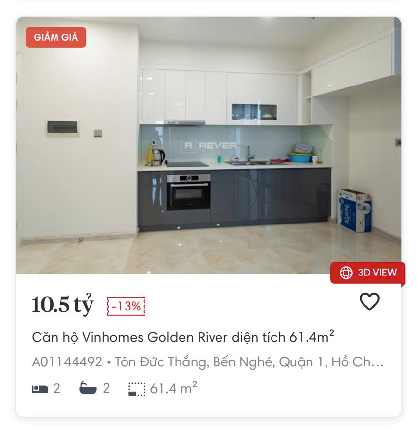 Vinhomes Golden River Ba Son | Giá Bán Mới Nhất T6/2026